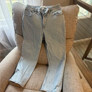 Abercrombie & Fitch Light Blue Straight Leg Jeans